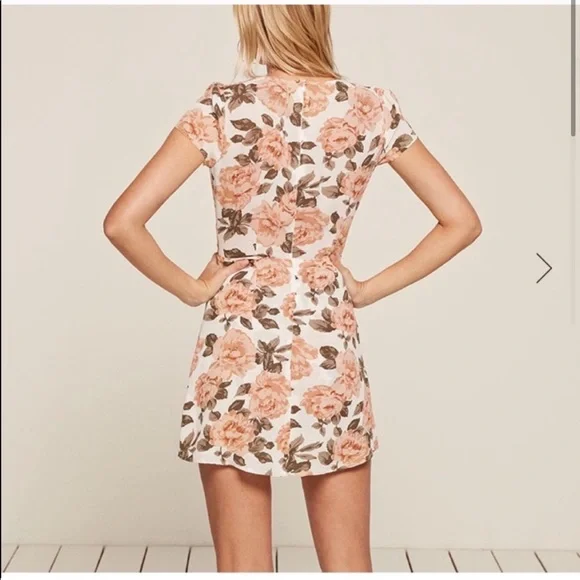 Reformation Jenna Dress in Rosette - Picture 2 of 8